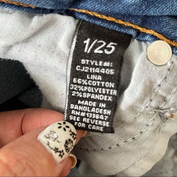 Celebrity Pink High Rise Ankle Skinny Jeans Sz 25 - Picture 13 of 14